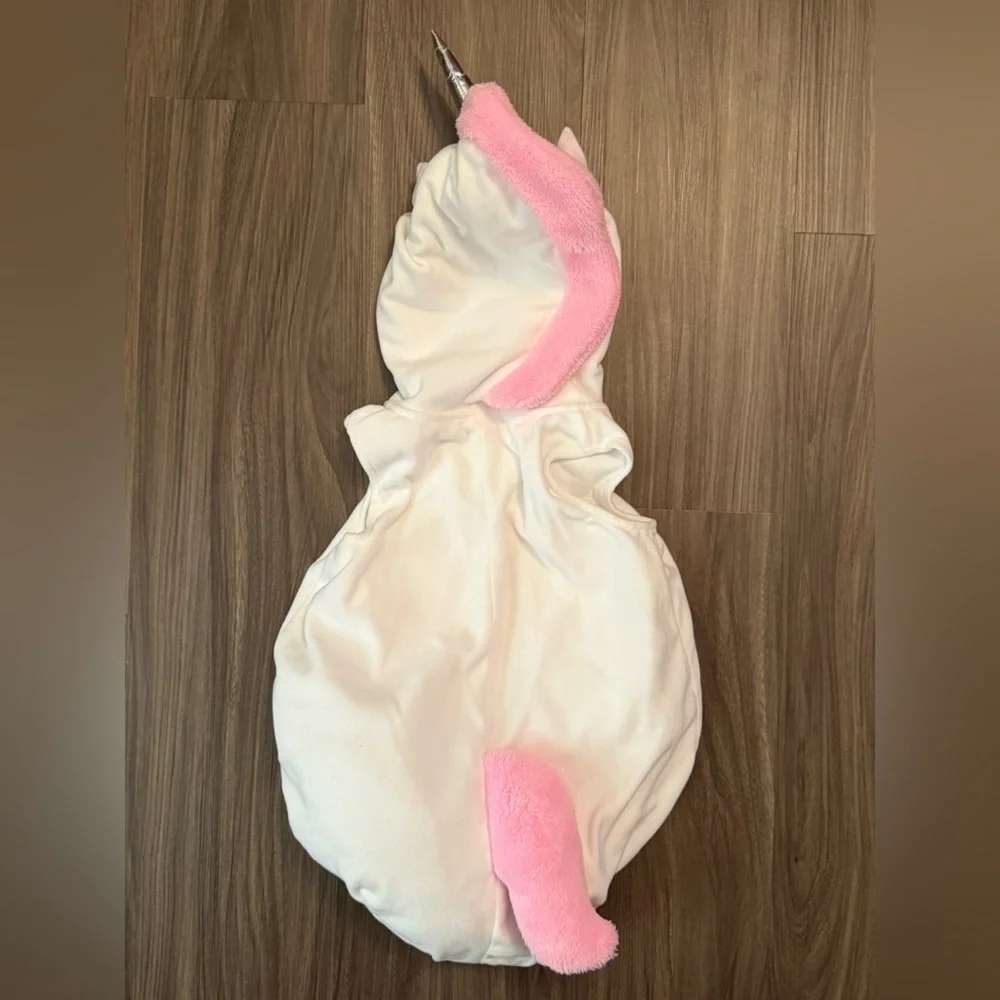 Carter's White and Pink Unicorn Plushed Costume size 24M - Picture 3 of 4